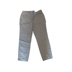 Dana Buchman Womens Khaki Pants Size 6 Straight Leg Cotton Blend Made In China